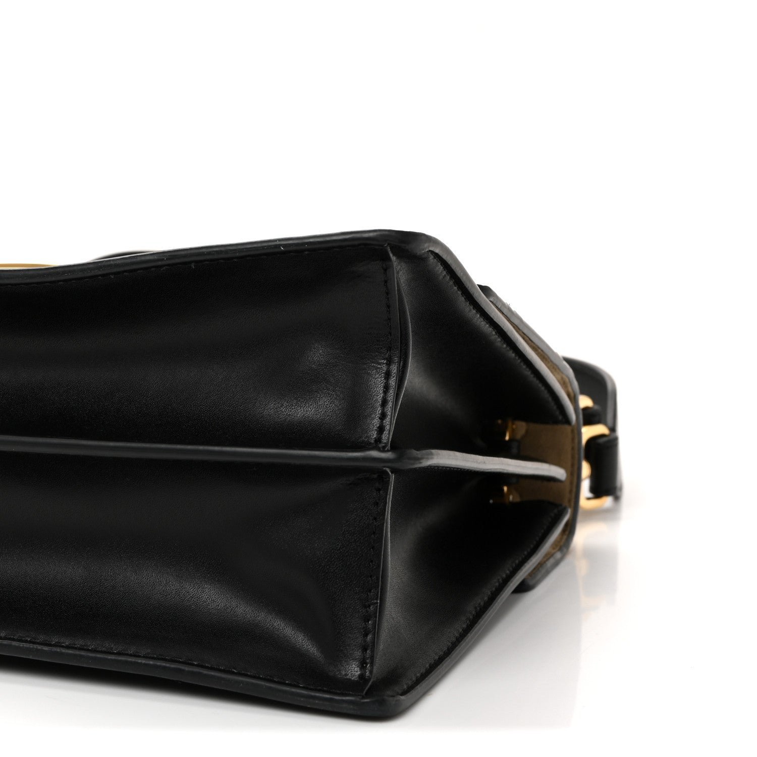 Fendi Vitello Liberty Bi-Color FF 1974 Embossed Kan U Shoulder Bag - Image 10