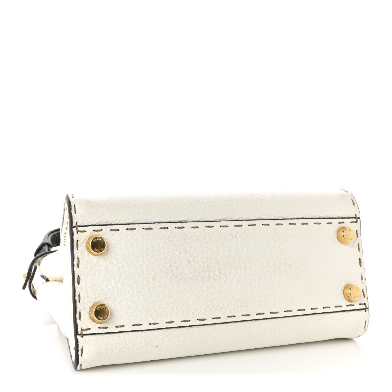 Fendi Cuoio Romano Selleria Tri-color Mini Peekaboo Iconic Satchel - Image 4