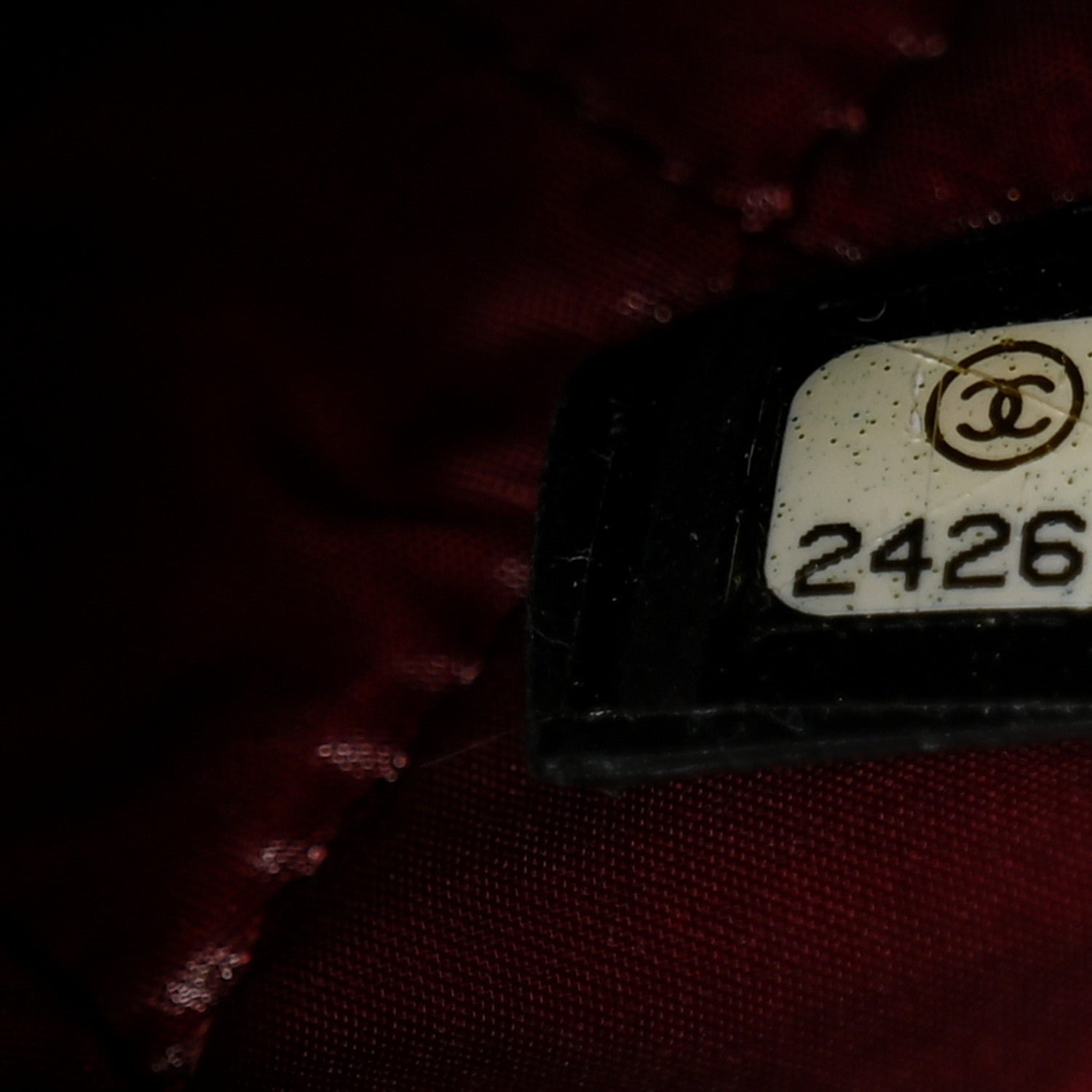 Aged Calfskin Quilted Medium Lucky Charms Cosmetic Case Black - Image 7