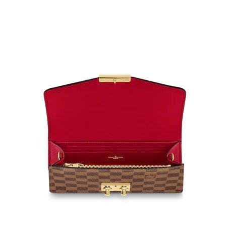 Louis Vuitton Croisette Chain Wallet Scarlet Red - Image 5