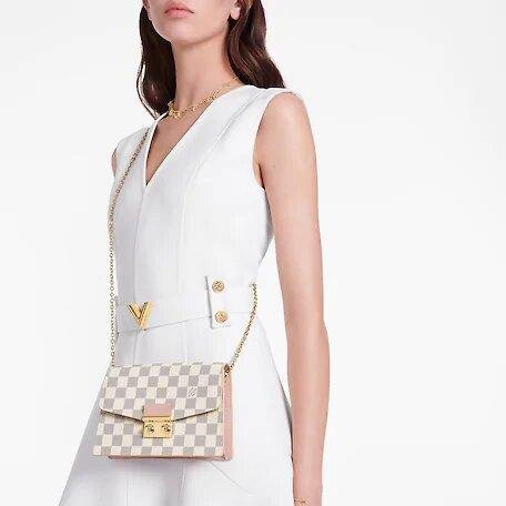 Louis Vuitton Croisette Chain Wallet Rose Ballerine Pink - Image 3