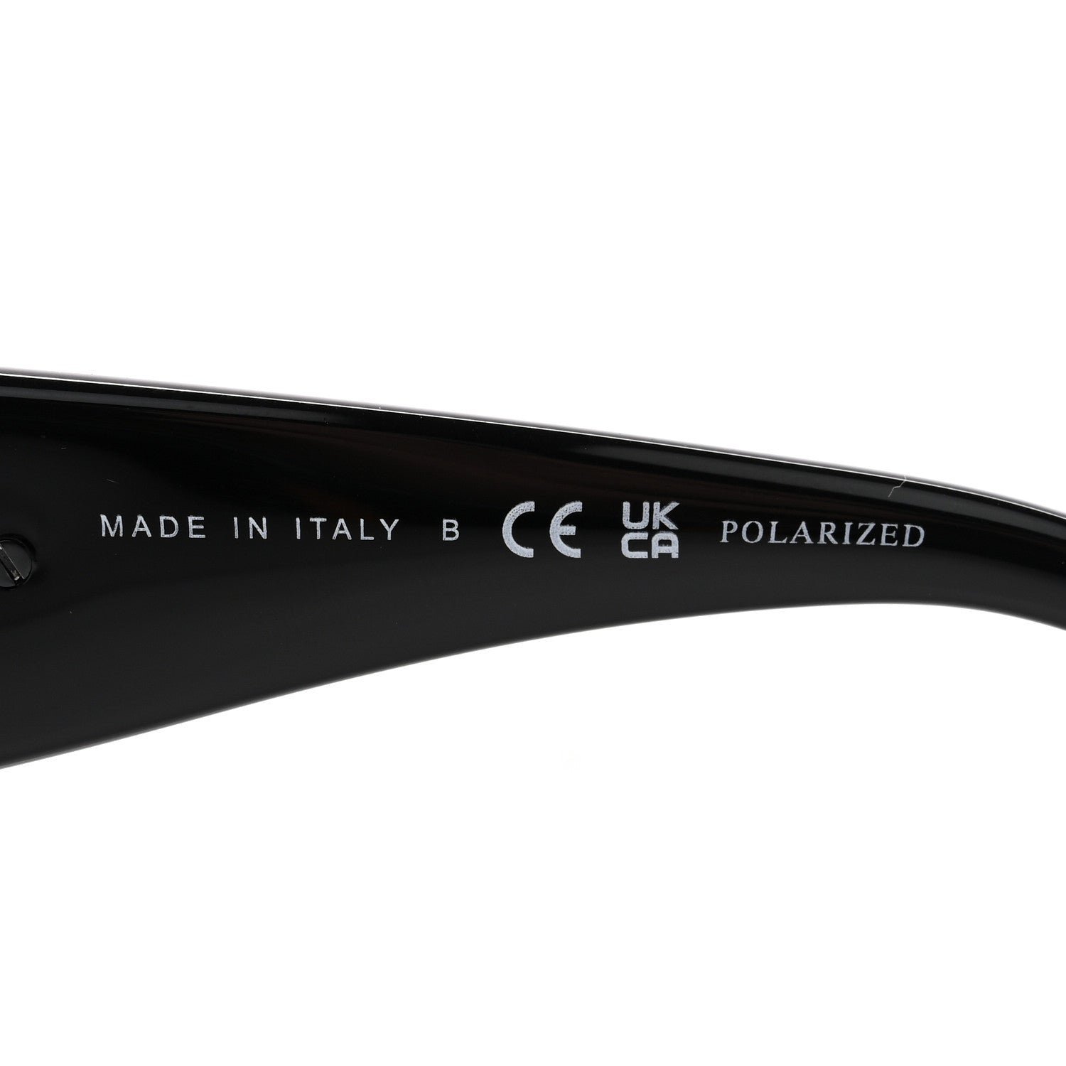 Acetate Metal Polarized Square Sunglasses 5532 Black - Image 6