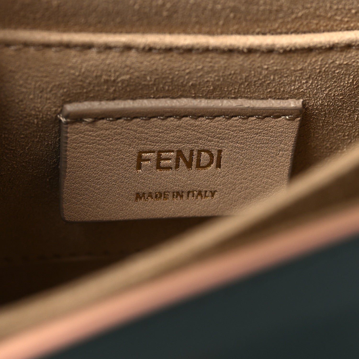 Fendi Vitello Liberty Scalloped Studded Small Kan I Shoulder Bag - Image 6