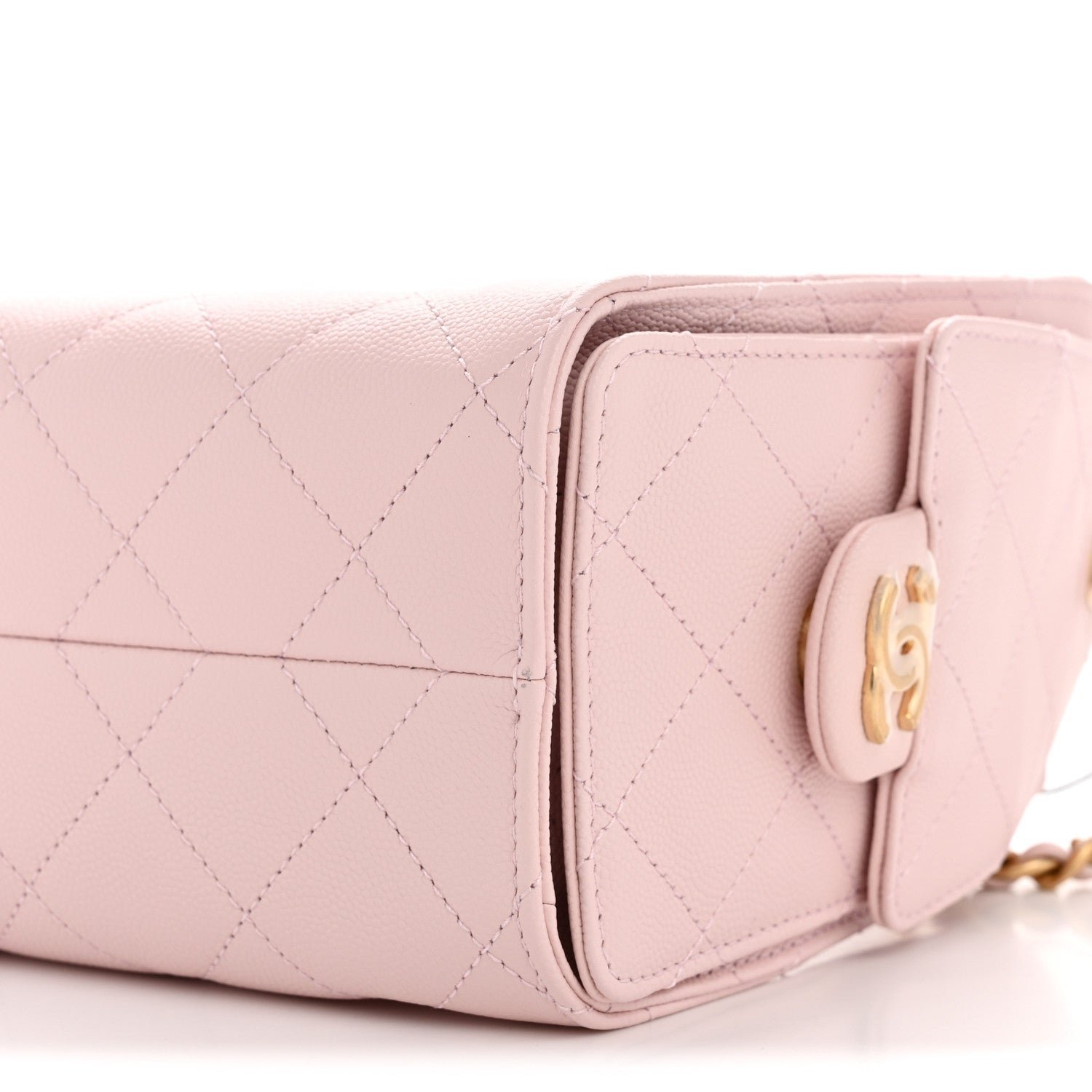Caviar Quilted Mini Chanel 25 Handbag Light Pink - Image 10