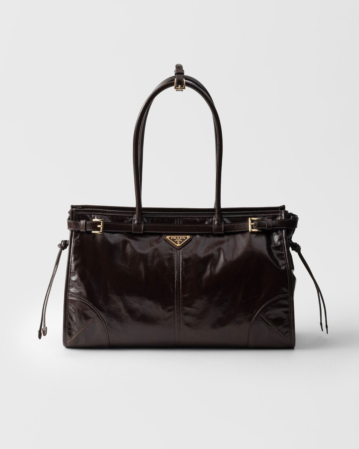 Prada Bonnie large leather handbag - Image 13