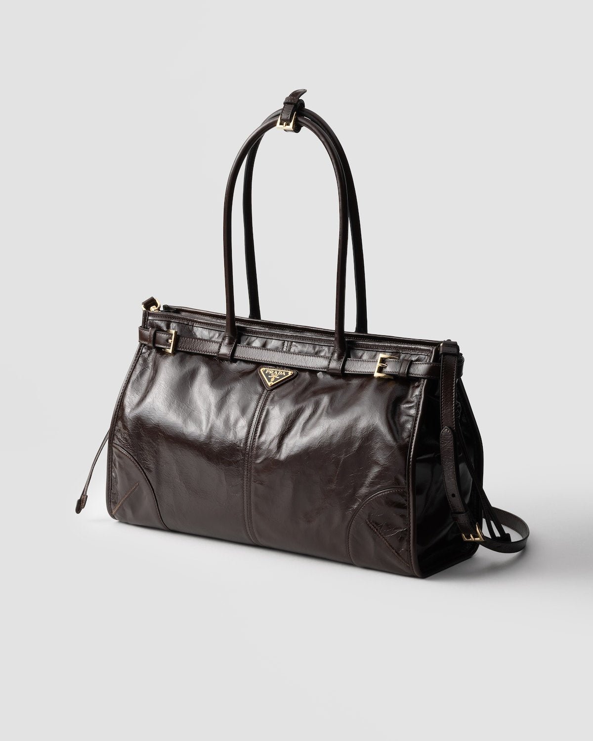 Prada Bonnie large leather handbag - Image 15