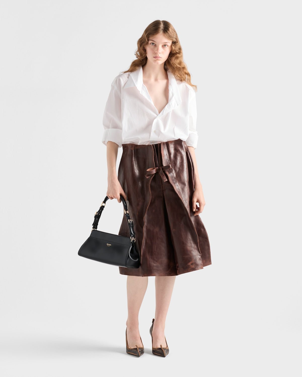 Prada Enchaîné Medium Leather Bag - Image 2