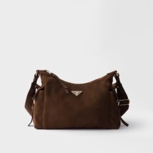 Large Prada Explore Suede Bag