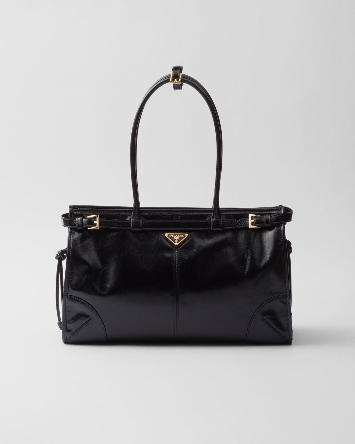 Prada Bonnie large leather handbag - Image 17