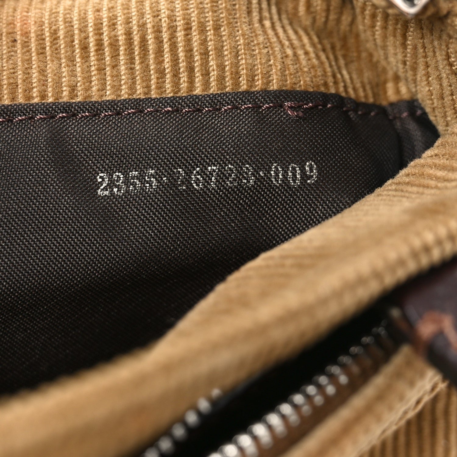 Fendi Corduroy Baguette Small Shoulder Bag - Image 7