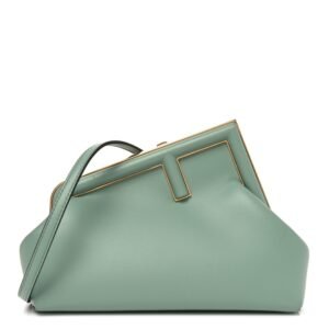 Fendi First Small Menta Shiny Nappa Leather Bag