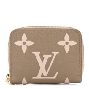 Louis Vuitton Zippy Coin Purse Tourterelle Cream