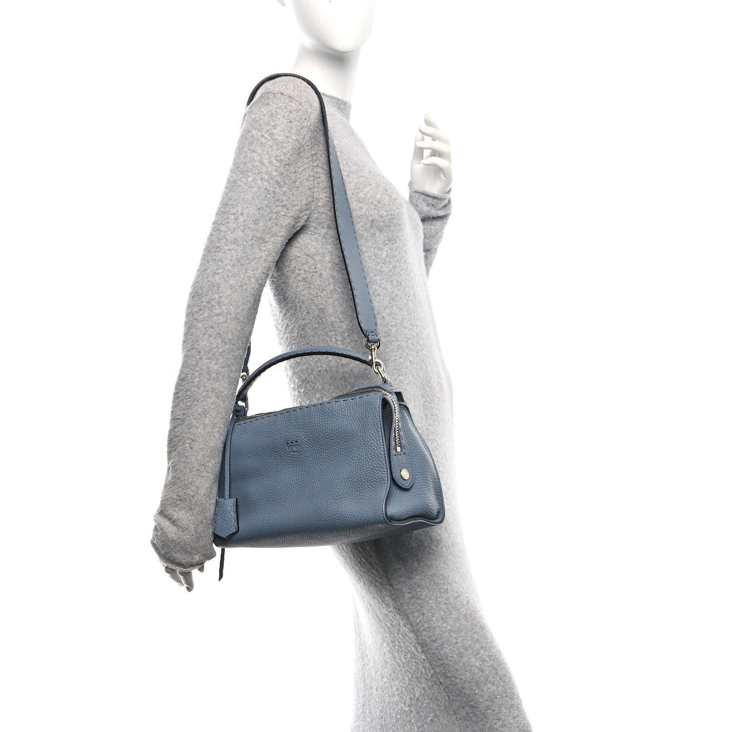 Fendi Cuoio Romano Selleria Lei Boston Tote - Image 2