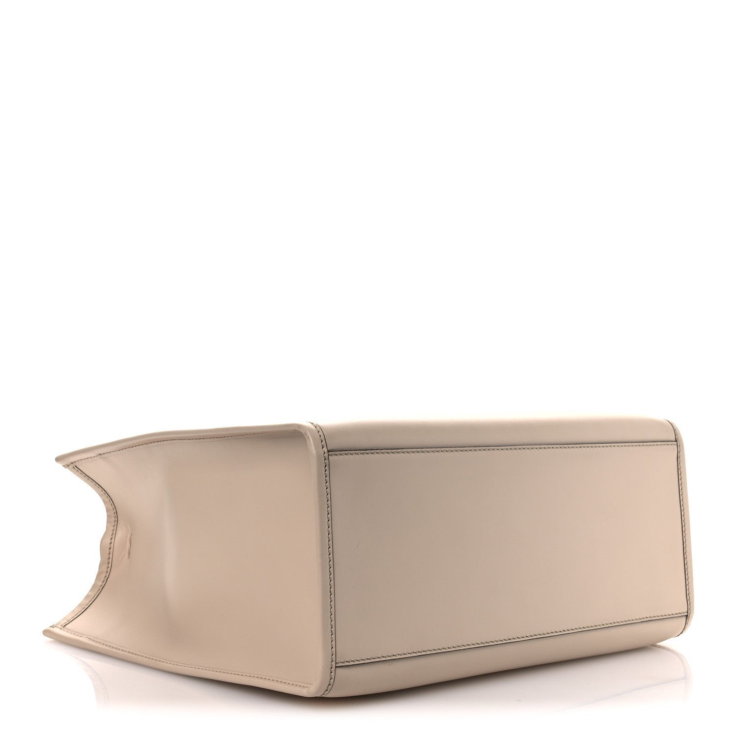 Fendi Vitello King Plexiglass Logo Embossed Medium Fendi Sunshine Shopper Tote - Image 4