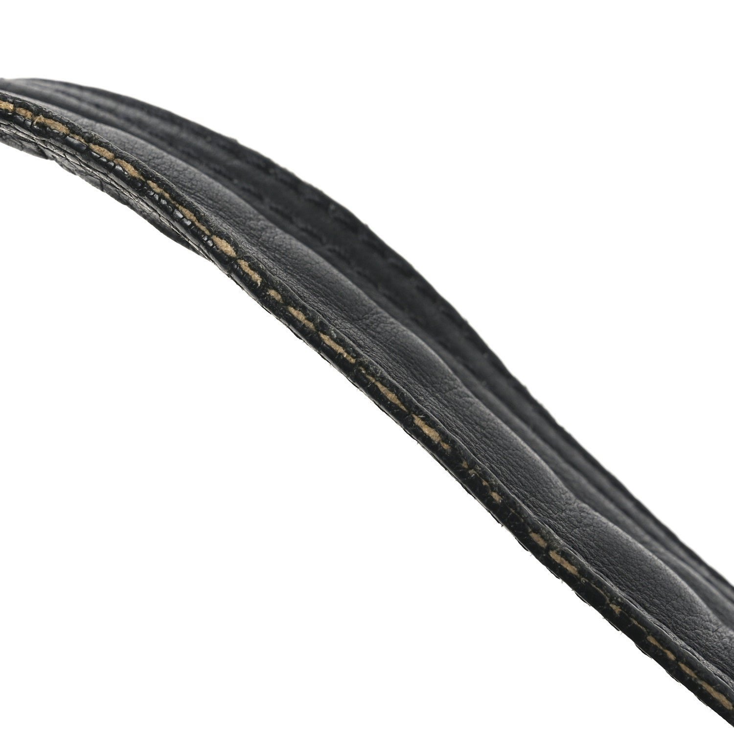 Baguette Black Zucca Canvas Bag with Leather Trim - Image 11