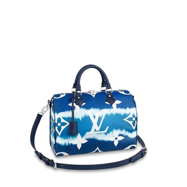 Louis Vuitton Escale Speedy BandouliÈre 30 Blue - Image 5