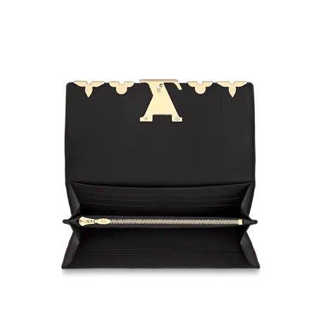 Louis Vuitton Capucines Wallet Black - Image 5