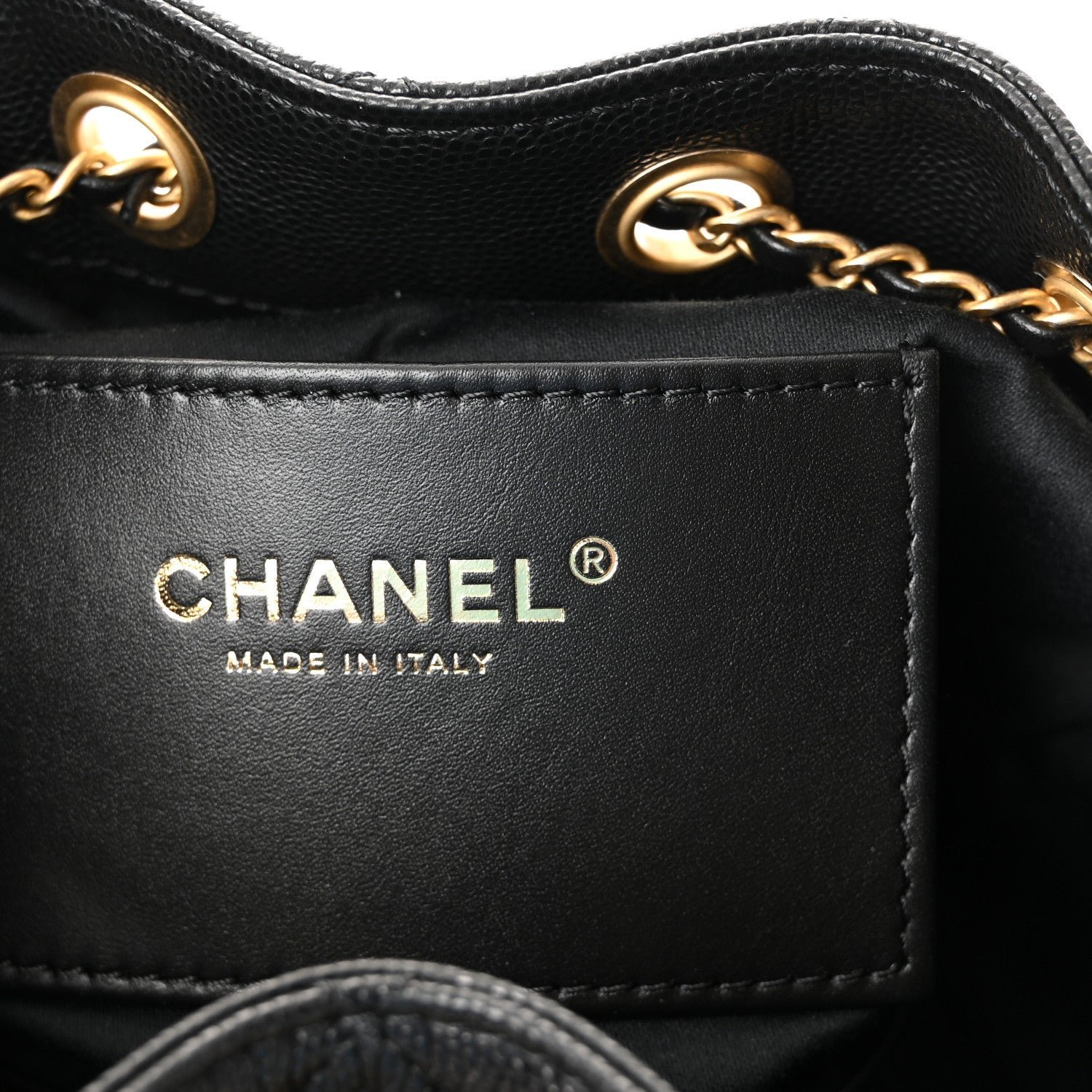 Caviar Quilted Mini Chanel 25 Handbag Black - Image 6