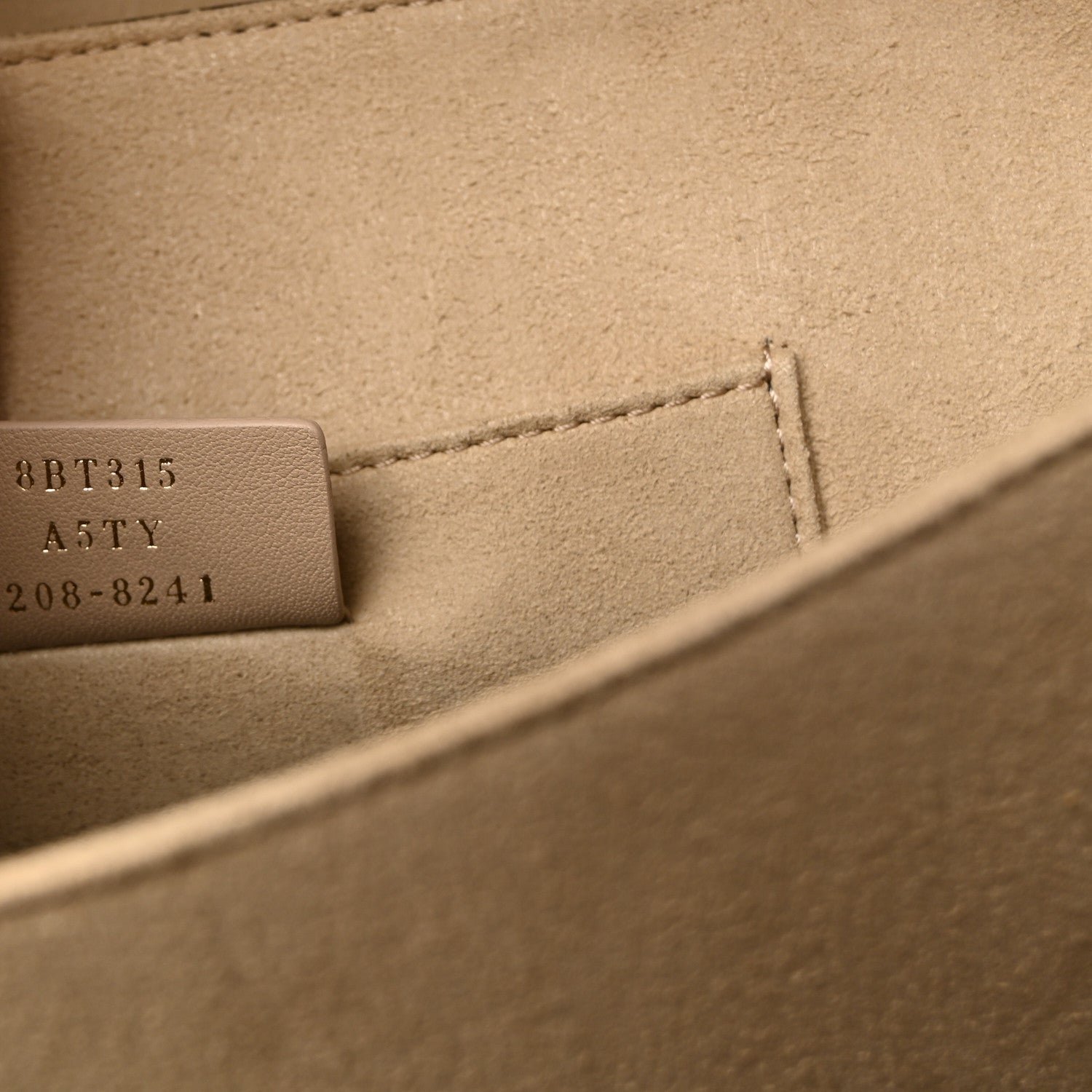 Fendi Vitello Liberty Bi-Color FF 1974 Embossed Kan U Shoulder Bag - Image 7