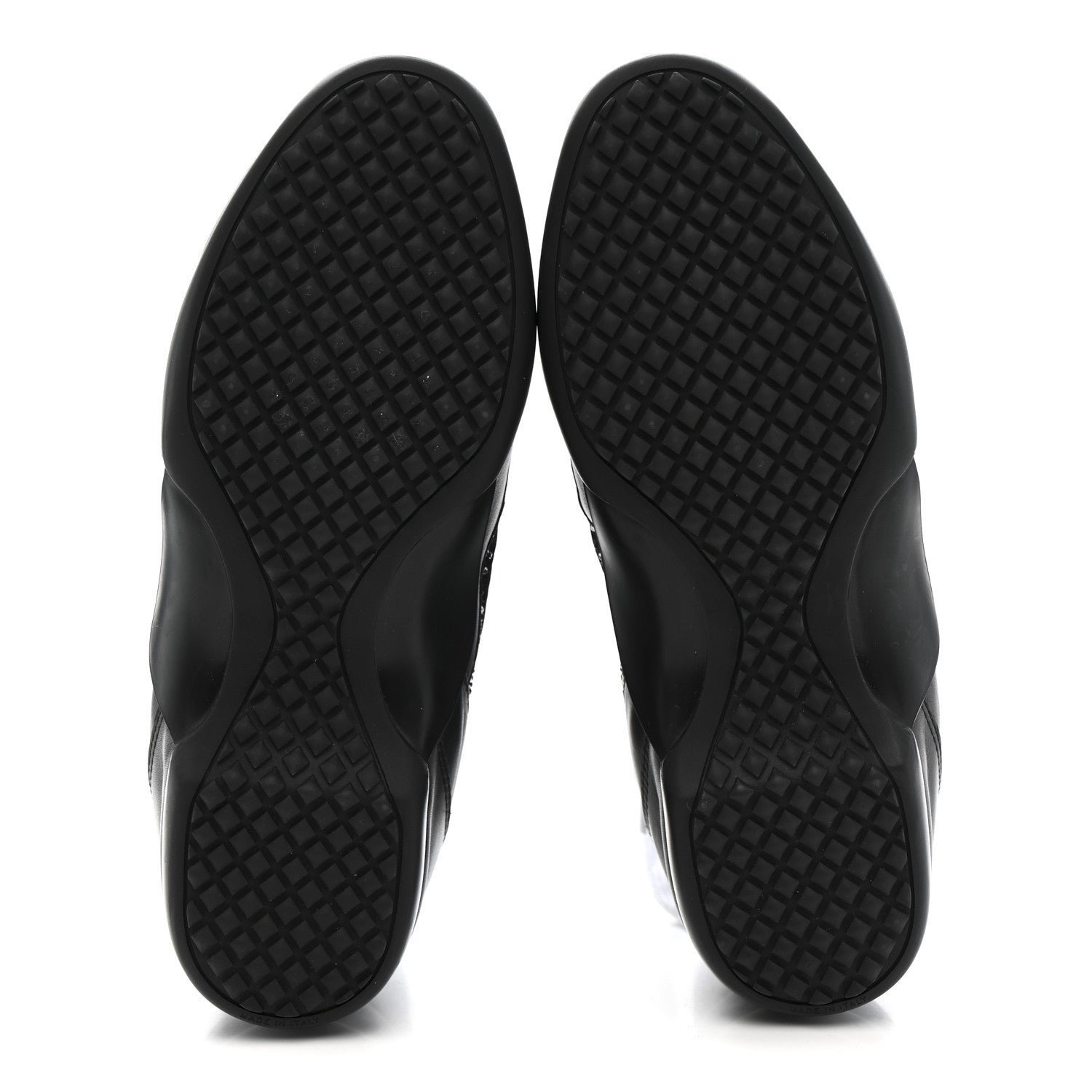 Calfskin Mesh Strass Womens CC Sneakers 37 Black Silver - Image 6