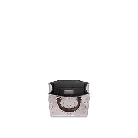 Louis Vuitton Petit Sac Plat Bag Rose Ballerine Grey - Image 4