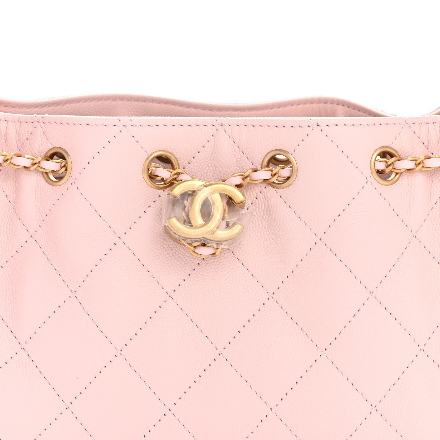 Caviar Quilted Mini Chanel 25 Handbag Light Pink - Image 8