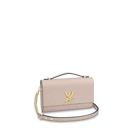 Louis Vuitton Lockme Clutch Greige - Image 2