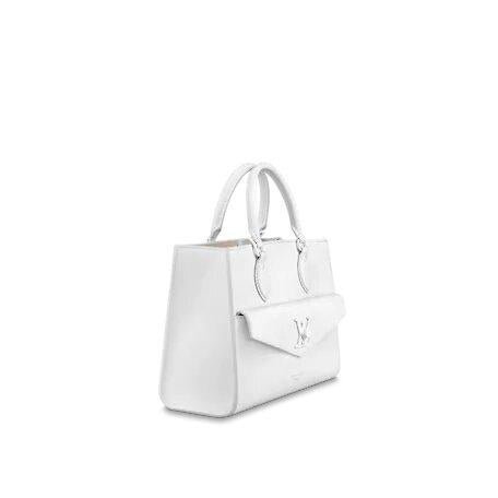 Louis Vuitton Lockme Tote Pm White - Image 2