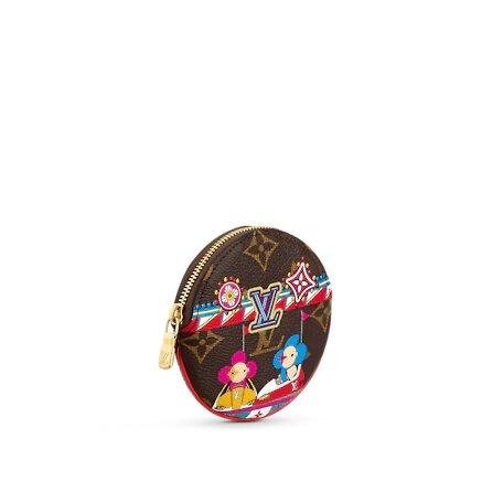 Louis Vuitton Round Coin Purse Rouge Coquelicot Red - Image 2