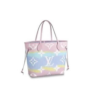 Louis Vuitton Escale Neverfull Mm Pastel Pink