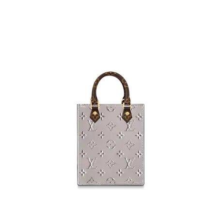 Louis Vuitton Petit Sac Plat Bag Rose Ballerine Grey