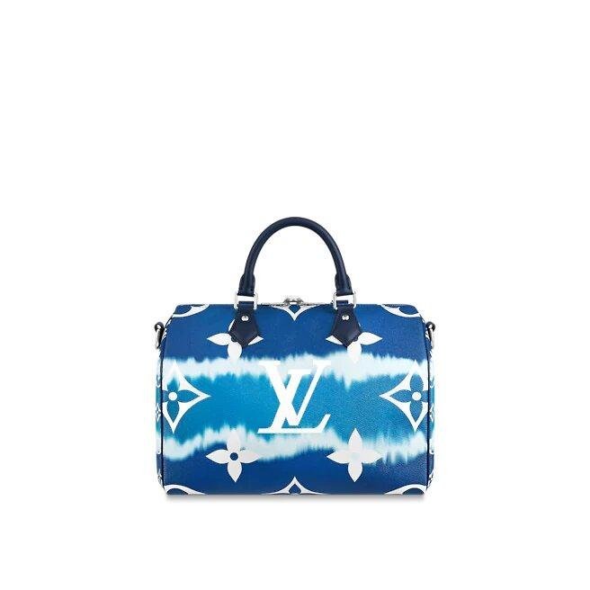 Louis Vuitton Escale Speedy BandouliÈre 30 Blue