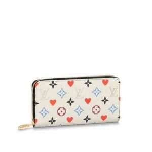 Louis Vuitton Game On Zippy Wallet White