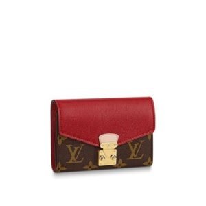Louis Vuitton Pallas Compact Wallet Cerise Red