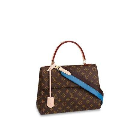 Louis Vuitton Cluny Mm Bleu Glacier Blue