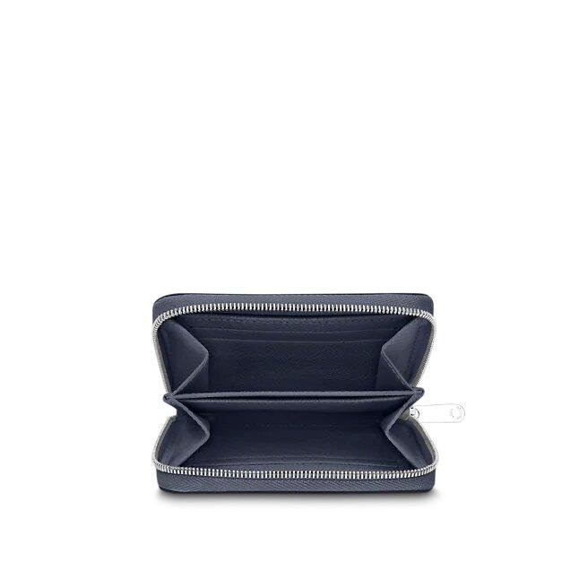 Louis Vuitton Zippy Coin Purse Navy Blue - Image 3