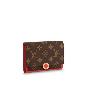 Louis Vuitton Flore Compact Wallet Coquelicot