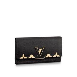 Louis Vuitton Capucines Wallet Black
