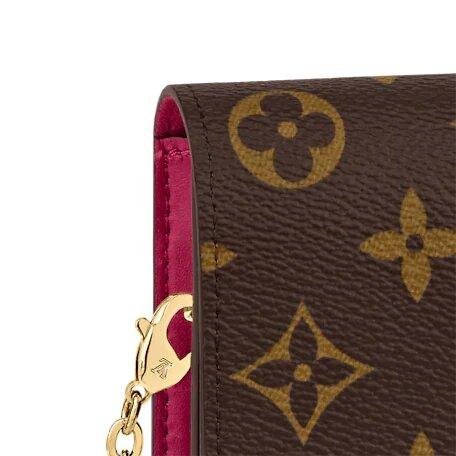 Louis Vuitton Flore Chain Wallet Fuchsia - Image 4