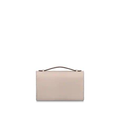 Louis Vuitton Lockme Clutch Greige - Image 5