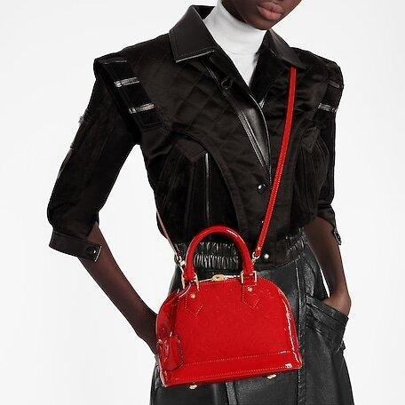Louis Vuitton Alma Bb Cerise Red - Image 4