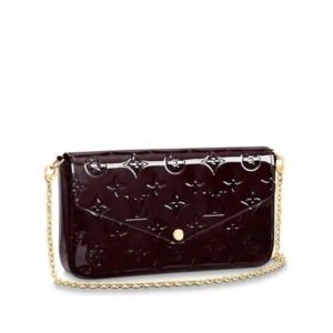 Louis Vuitton FÉlicie Pochette Amarante Red