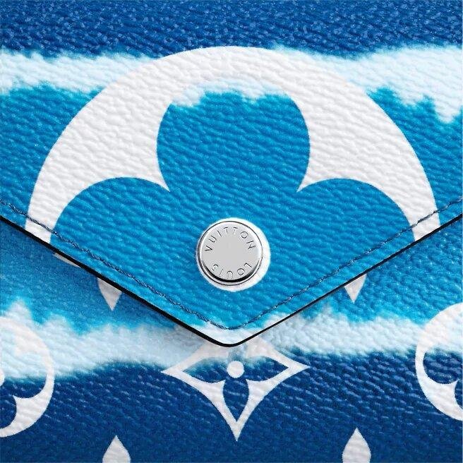 Louis Vuitton Escale Victorine Wallet Blue - Image 4