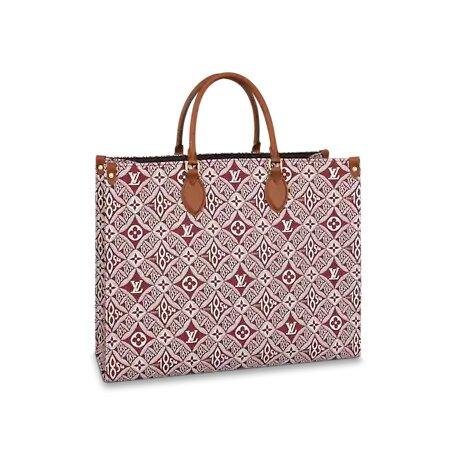 Louis Vuitton Since 1854 Onthego Gm Bag Bordeaux
